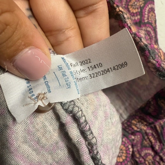 Marine Layer Colette Doublecloth Top Size Small - Picture 9 of 10